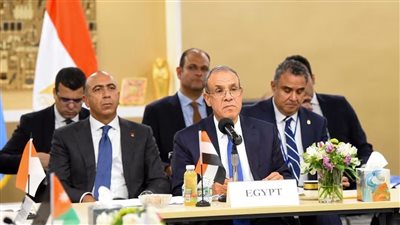 وزير الخارجية يشدد علي ضرورة إنهاء  الحرب في غزة خلال استضافة بعثة مصر اجتماع الدول الثماني