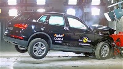  شاهد.. اختبار تصادم سيارة «Audi Q5»