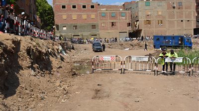 صور خاصة عن تمثال «رمسيس الثاني» بالمطرية 