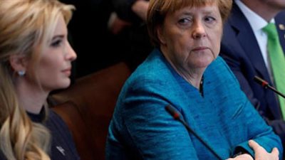 شاهد| ظهور «إيفانكا» يثير غيرة «ميركل»