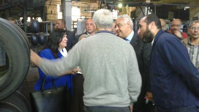 بالصور.. النجار: مكتب عالمى يجهز لإنشاء مصنع كاوتش باستثمارات 400 مليون دولار