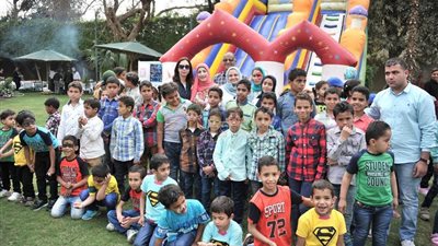 بالصور..«سفارة السعودية بالقاهرة» تحتفل بأيتام «مصر» في نادي الجزيرة