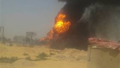 بالصور.. انفجار يهز التجمع الخامس.. والنيران تحاصر «لميس الحديدي»