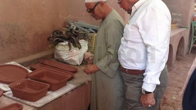 بالصور..«الحرف اليدوية»: دخول مصنع جراجوس للفخار مرحله الانتاج 2018