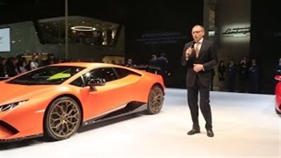 شاهد.. لامبورجيني «هوركان» بمعرض شنغهاي