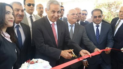 «قابيل» يفتتح المعامل الجديدة بفرع «الرقابة على الصادرات والواردات» ببورسعيد