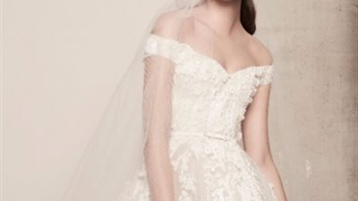  بالصور.. مجموعة فساتين زفاف إيلى صعب لربيع 2018