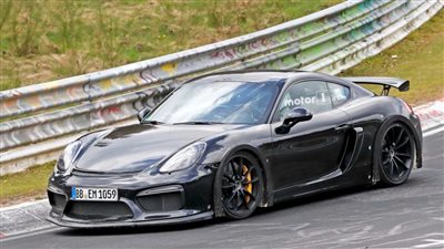 صور مسربة لسيارة «بورش 718 كايمان»