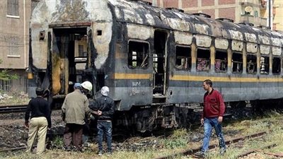 السيطرة على حريق بقطار متجه من القاهرة إلى أسوان