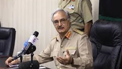 «حفتر» يستقبل وفد «الأهرام الثقافي» ببنغازي