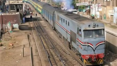 انتظام حركة قطارات خط الصعيد بعد حادث البدرشين