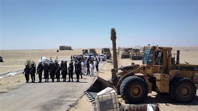 بالصور.. جهاز 6 أكتوبر يسترد 5500 فدان من أراضي التعديات