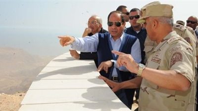 السيسي يفتتح عددا من المشروعات الخدمية «بدمياط»