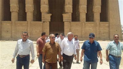 «الآثار»: الحركة السياحية بـ«معبد دندرة» جيدة