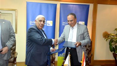 بالصور.. بروتوكول تعاون بين المصرف المتحد و«الصحفيين»