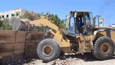 الانتهاء من إزالة جميع التعديات على أملاك الدولة بجنوب سيناء