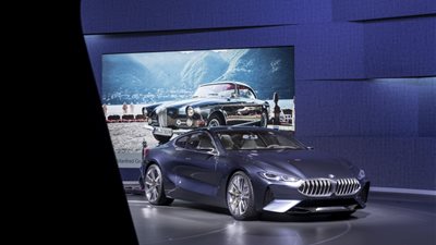 Bmw تنشر صور الفئة الثامنة الاختبارية الجديدة