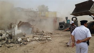 إزالة 122 حالة تعد على أملاك الدولة والأراضي الزراعية