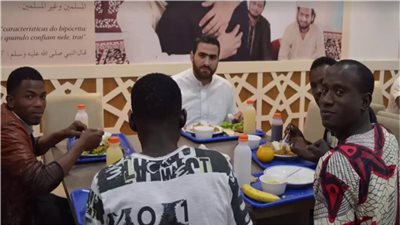 شاهد..إفطار جماعي بالجمعية الاسلامية فى «سان باولو» بالبرازيل