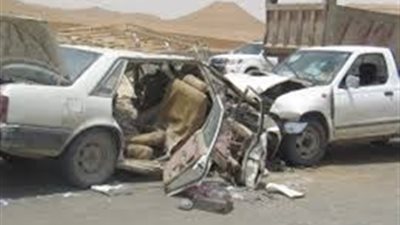 مصرع وإصابة 3 أشخاص فى حادث تصادم بالقليوبية