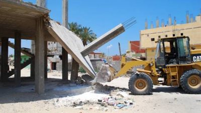 استمرار حملات إزالة التعديات على أملاك الدولة بالغردقة