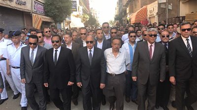 تشييع جثمان ضابط الشرطة شهيد هجوم البساتين بحضور وزير الداخلية