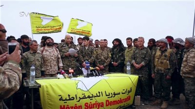 الجيش السوري يهاجم قوات سوريا الديمقراطية الكردية في «الرقة»