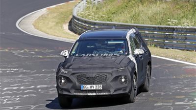 شاهد.. صور مسربة لهيونداي «سانتافي» 2019 