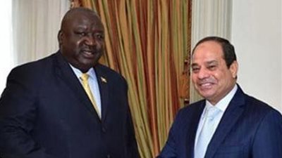 السيسى يؤكد دعم مصر لمساعي «موسيفيني» لاستعادة التوافق بين دول حوض النيل