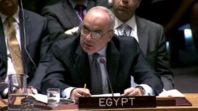 وفد مصر بالأمم المتحدة: قطر الممول الرئيسى للإرهاب..وممثل قطر: مصر تقود حملة مغرضة ضدنا