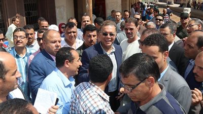 وزيرالنقل من «كفر الشيخ»: خطة لتطوير منظومة السكك الحديدية
