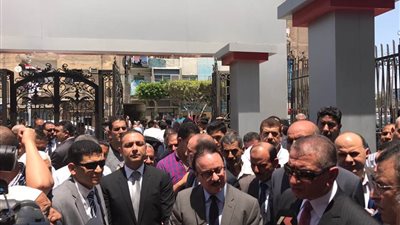 بالصور.. القاضي يفتتح مركز مبيعات وخدمة عملاء بسنترال كفر الشيخ