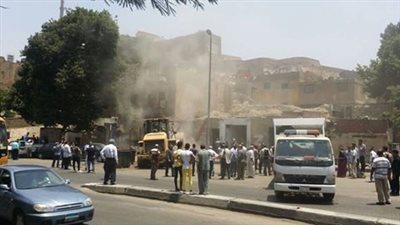 إزالة التعديات على الحرم الأثري بالقلعة