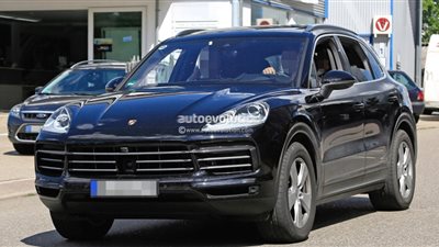 شاهد.. صور مسربة لسيارة بورش كايين 2018 الجديدة كليًا