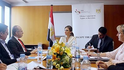 وزيرة الاستثمار تطالب الشركات الإسبانية بزيادة ضخ استثماراتهم بمصر