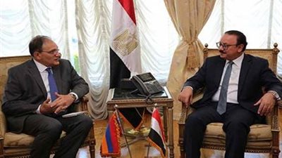«القاضي» يبحث مع سفير أرمينيا سبل التعاون في تكنولوجيا المعلومات