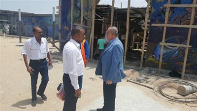 محافظ البحرالأحمر يتفقد أعمال التطوير بميدان الدهار بالغردقة