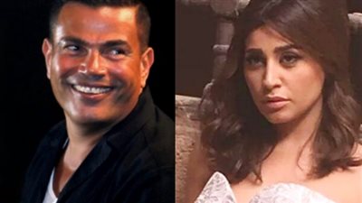 بالصور.. عمرو دياب ودينا الشربيني في الساحل الشمالي