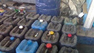 ضبط 2020 لتر سولار مدعم داخل مخزن قبل بيعها بالسوق السوداء بالإسكندرية