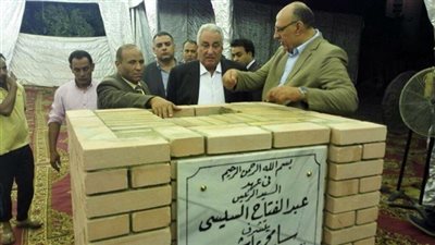 «رئيس النواب» يضع حجر أساس نقابة المحامين الجديدة