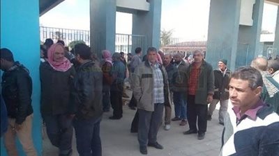 استمرار اعتصام عمال «غزل المحلة» لليوم الثاني