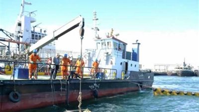 ميناء الزيتيات يستقبل 8 آلاف و500 طن بوتاجاز