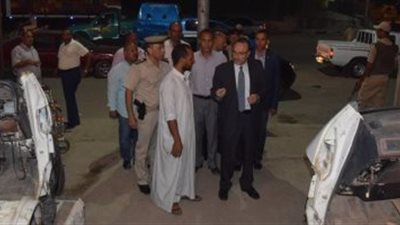 محافظ بنى سويف يأمر برفع الإشغالات بـ«السادات»