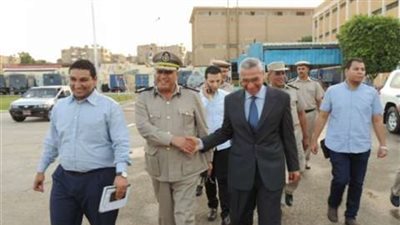 مدير أمن المنيا يتفقد الأكمنة الحدودية بالمحافظة