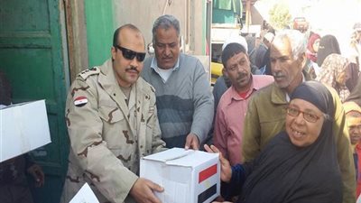 سلع غذائية بنصف قيمتها من القوات المسلحة لأهالي الوادي الجديد