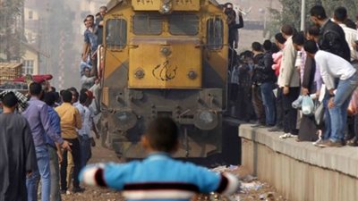 قطار يدهس سيدة 