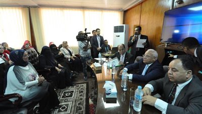 بالصور.. «الغضبان ومعيط» يفتتحان مركز تدريب بمديرية المالية