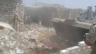 إزالة 102 حالة تعد على الأراضي الزراعية بالمنيا