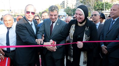  محافظ القاهرة يفتتح مشروع شارع مصر بالنزهة