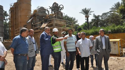 بالصور.. «الدالى» يتفقد أعمال إنشاء نفق النهضة بـ«الجيزة»